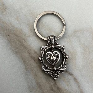 Brighton Spinning Heart Keychain